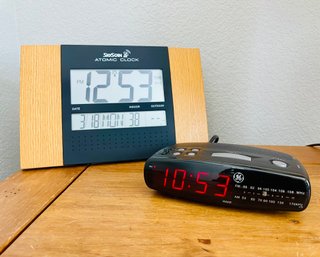 Pair Of Table Digital Clocks