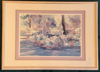 Large Framed Summer Themed Print By Agarwood