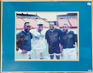 Emmitt Smith And Neil Anderson Dallas Cowboys NFL Football Signed Picture With COA