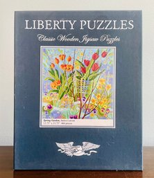 Liberty Puzzles Spring Garden By Janice Larson Jigsaw Puzzle