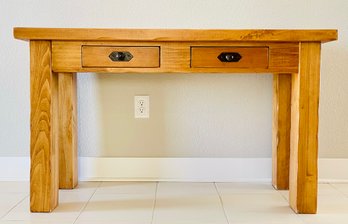 Rustic Wood Console/hallway Table