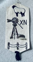 Windmill Sheep Farm Wall Hanging Tapestry