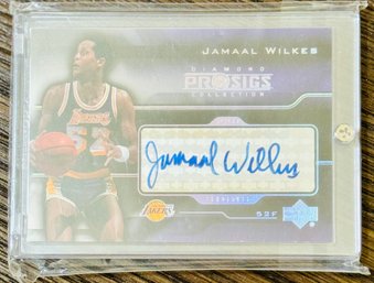 Jamaal Wilkes Los Angeles Lakers NBA Basketball Upper Deck Diamond PRo Sigs Autograph Card