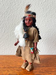 Vintage Souvenir Doll - Indigenous Woman