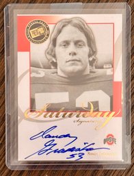 Randy Gradishar Ohio State Signed Press Pass Card