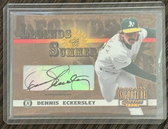 Donruss Signature Series 2003 Dennis Eckersley Autograph Card