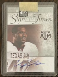 Von Miller Texas A&M SP Authentic Signed Card