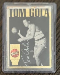 Tom Gola Action Packed Signed Card