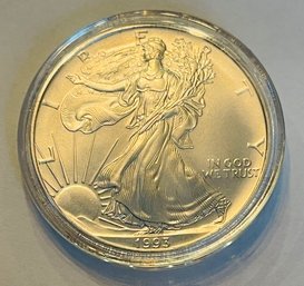 1 Oz Fine Silver One Dollar Coin 1993 With Case