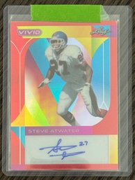 Leaf Company Steve Atwater Signed Football Card