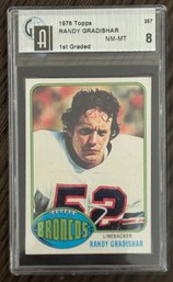 Denver Broncos Randy Gradishar Authenticated Football Card