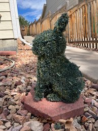 Garden Faux Moss Rabbit