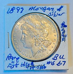 Rare 1897 Morgan Silver Dollar