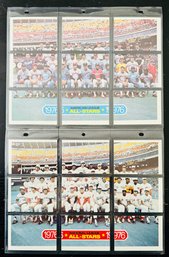 1976 Complete American League, National League All-stars Baseball Cards