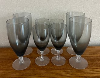 Smoke Glass Wine And Cooler Glasses
