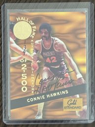 Connie Hawkins Phoenix Suns NBA Basketball Signed Card