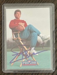 Joe Theismann Washington Redskins NFL Football Signed Card