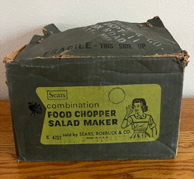 Sears Food Chopper And Salad Maker In Original Box
