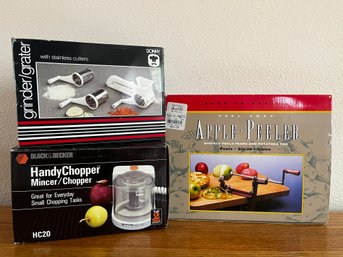 Choppers And Slicers In Their Original Boxes