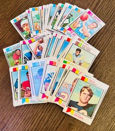 Lot Of 1973 NFL Football Topps Loose Cards