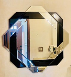 Vintage Octagonal Contemporary Two Tone Mirror