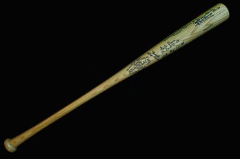 All-American Girls Professional Baseball League Autographed Bat Featuring Helen ' Gig ' Smith, Gertie Dunn