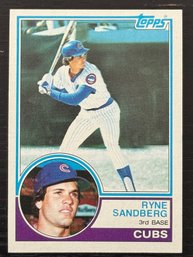 1983 Topps Ryne Sandberg Chicago Cubs Baseball Card