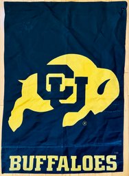 Vintage Colorado Buffalos CU BUFFS Boulder Colorado University Flag