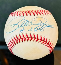 Pete Rose Cincinatti Reds Autographed MLB Baseball