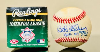 Bob Gibson Autographed Baseball HOF 81