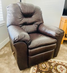 Stratolounger Brown Leather Recliner