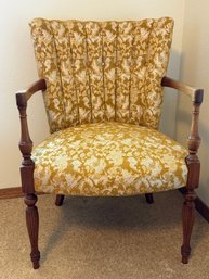 Upholstered Victorian Lounge Chair