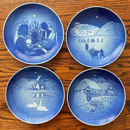 B&G Porcelain Bing & Grondahl Christmas Plates 1971, 1972, 1974, 1975