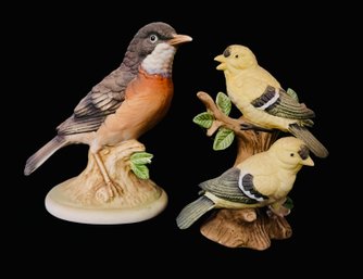 Lefton China Includes A Hand Painted Robin And A Nest Egg Collection Figurine