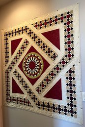 Hand Stitch Wall Hanging Quilt Tapestry