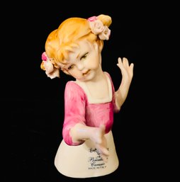 Capodimonte Porcelain Doll Girl Figurine