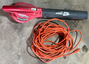 Homelite 2speed Electric Leaf Blower W/ Extension Cord