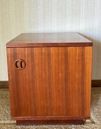 Teak Side Table With Storage
