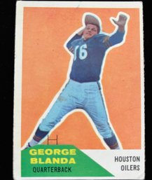 1960 George Blanda - Houston Oilers - Fleer #58