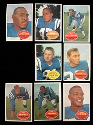 1960 Baltimore Colts - Topps Trading Cards - Jim Parker, Lenny Moore, Johnny Sample