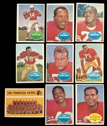 1960 San Francisco 49ers - Topps Trading Cards - Joe Perry, Bob St. Clair, J.D. Smith