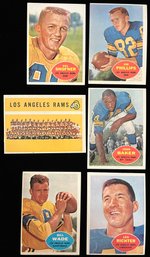 1960 Los Angeles Rams - Topps Trading Cards - Jim Phillips, Del Shofner, Team Card