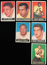 1961 Denver Broncos - Topps Trading Cards - Dave Rolle, Gene Mingo, Bob McNamara