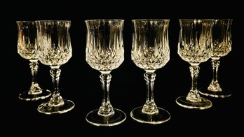 Longchamp By Durand Set Of 6 Wine Glasses