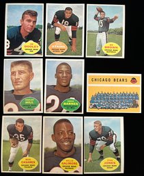 1960 Chicago Bears - Topps Football Cards - Stan Jones, Rick Casares, Erich Barnes