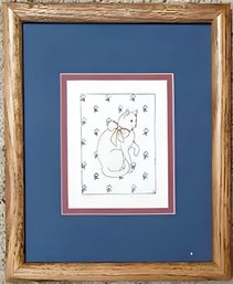 Shawn Mory McMillion Framed Sitting Cat
