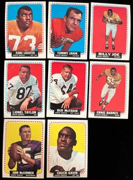 1964 Denver Broncos - Topps Football Cards - Billy Joe, Bud McFadin, John McCormick, Chuck Gavin