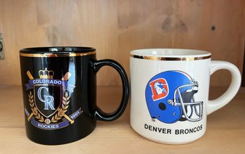 Colorado Fan Mugs - Broncos And Rockies