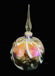 Nuance New Orleans Opalescent Glass Perfume Bottle & Stopper