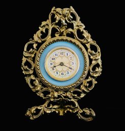 Antique Ornate Keywound Shelf Clock